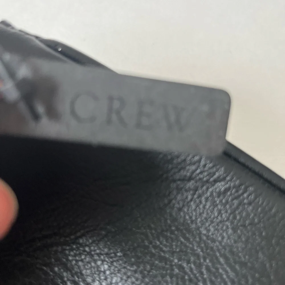 J Crew Black and Glittery Silver Clutch Bag - Picture 7 of 8